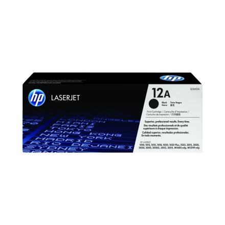 Cartucho de Toner HP 12A Negro para Impresora LaserJet