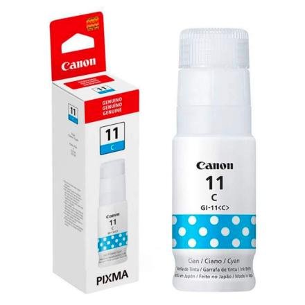 Botella de Tinta Canon GI-11 Cian para Impresora Pixma