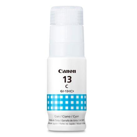 Botella de Tinta Canon GI-13 Cian para Impresora Pixma