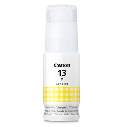 Botella de Tinta Canon GI-13 Amarillo para Impresora Pixma