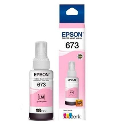 Botella de Tinta Epson 673 Light Magenta para Impresora EcoTank