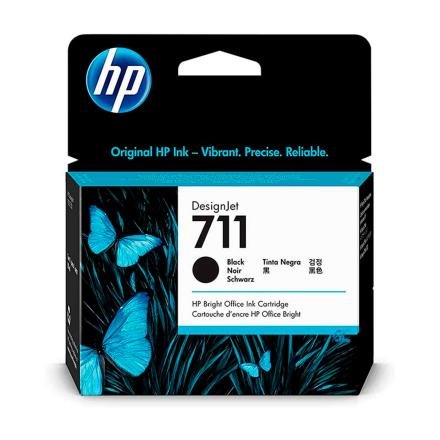 Cartucho de Tinta HP 711 38ml Negro para Impresora Designjet