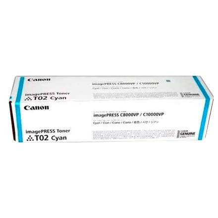 Cartucho de Toner Canon T02 Cyan para Impresora ImagePress