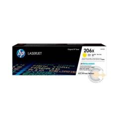 Cartucho de Toner HP 206X Amarillo para Impresora LaserJet