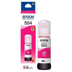 Botella de Tinta Epson 504 Magenta para Impresora EcoTank