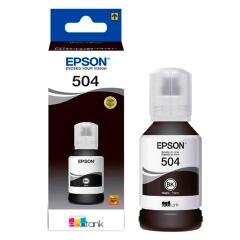 Botella de Tinta Epson 504 Negro para Impresora EcoTank