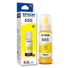 Botella de Tinta Epson 555 Amarillo para Impresora EcoTank