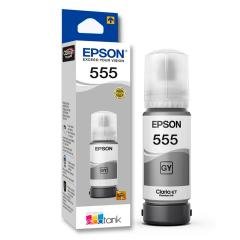 Botella de Tinta Epson 555 Gris para Impresora EcoTank
