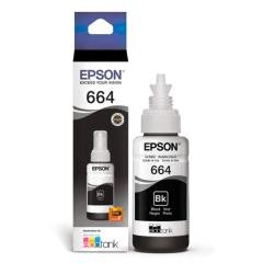 Botella de Tinta Epson 664 Negro para Impresora EcoTank