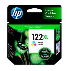 Cartucho de Tinta HP 122XL Tricolor para Impresora Deskjet