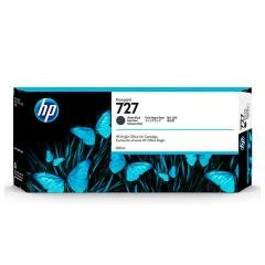 Cartucho de Tinta HP 727 300ml Negro Mate para Impresora Designjet