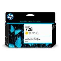 Cartucho de Tinta HP 728 130ml Amarillo para Impresora Designjet