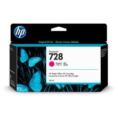 Cartucho de Tinta HP 728 130ml Magenta para Impresora Designjet