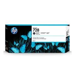 Cartucho de Tinta HP 728 300ml Negro Mate para Impresora Designjet
