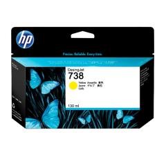 Cartucho de Tinta HP 738 130ml Amarillo para Impresora Designjet