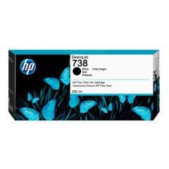 Cartucho de Tinta HP 738 300ml Negro para Impresora Designjet