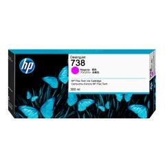 Cartucho de Tinta HP 738 300ml Magenta para Impresora Designjet