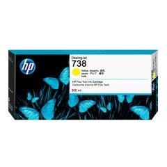 Cartucho de Tinta HP 738 300ml Amarillo para Impresora Designjet
