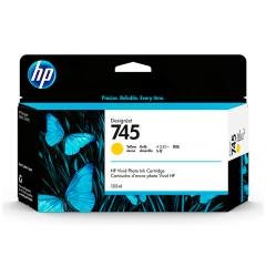 Cartucho de Tinta HP 745 130ml Amarillo para Impresora Designjet