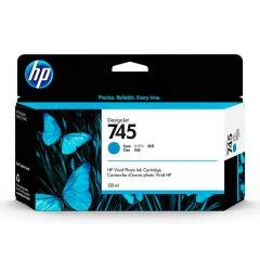 Cartucho de Tinta HP 745 130ml Cian para Impresora Designjet
