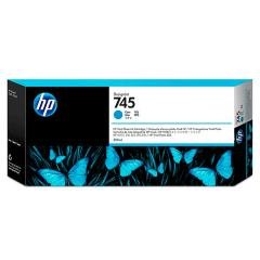 Cartucho de Tinta HP 745 300ml Cian para Impresora Designjet