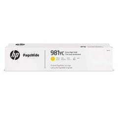 Cartucho de Tinta HP 981YC Amarillo para Impresora PageWide