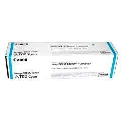 Cartucho de Toner Canon T02 Cyan para Impresora ImagePress